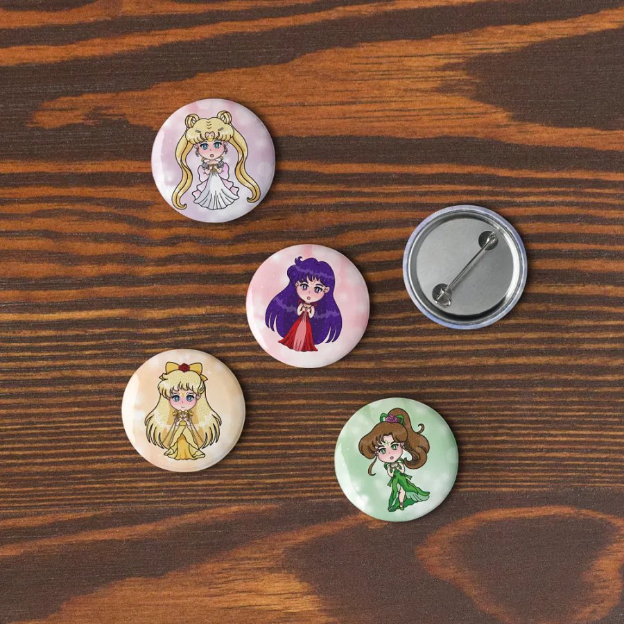 Princess Inner Senshi Buttons *2024* Variant 2 product image (9)