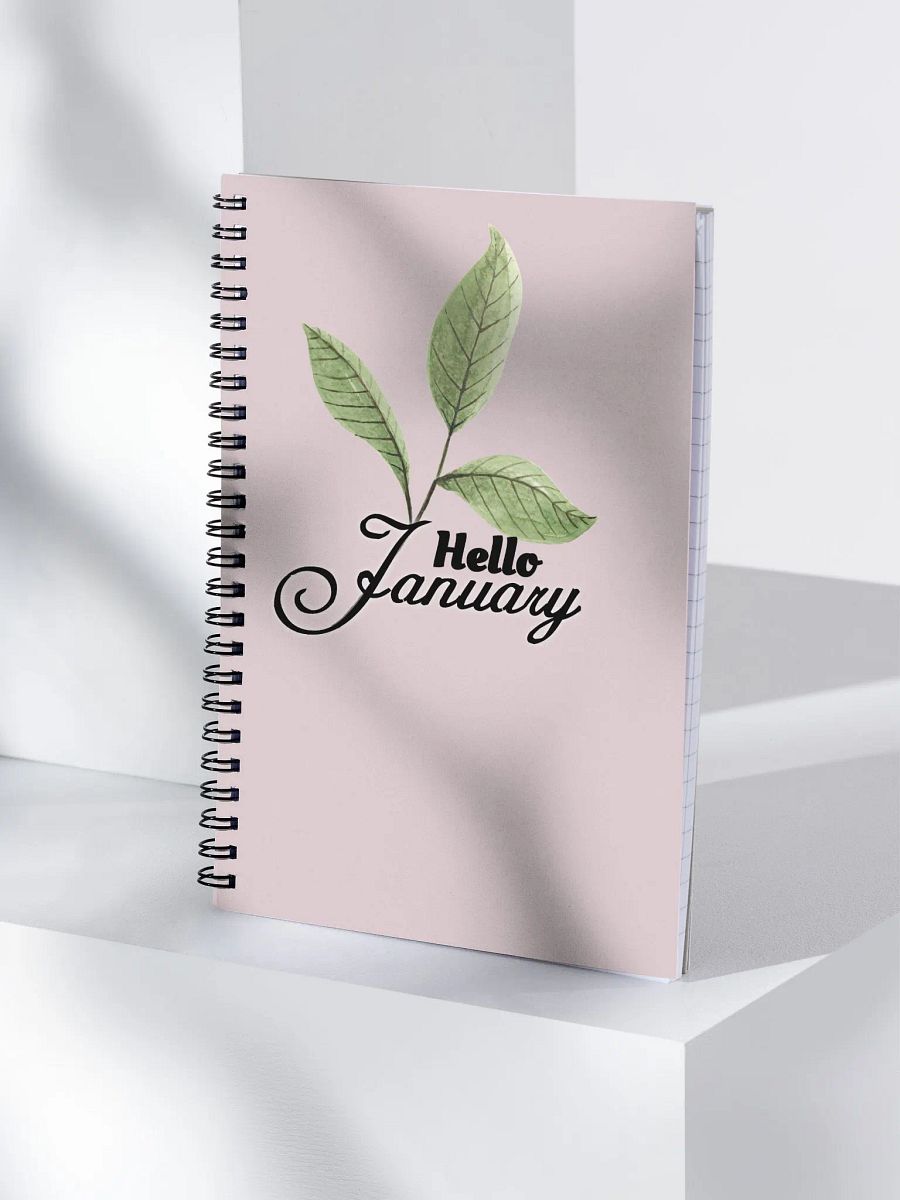 Hello January Journal (Rose Color) product image (4)