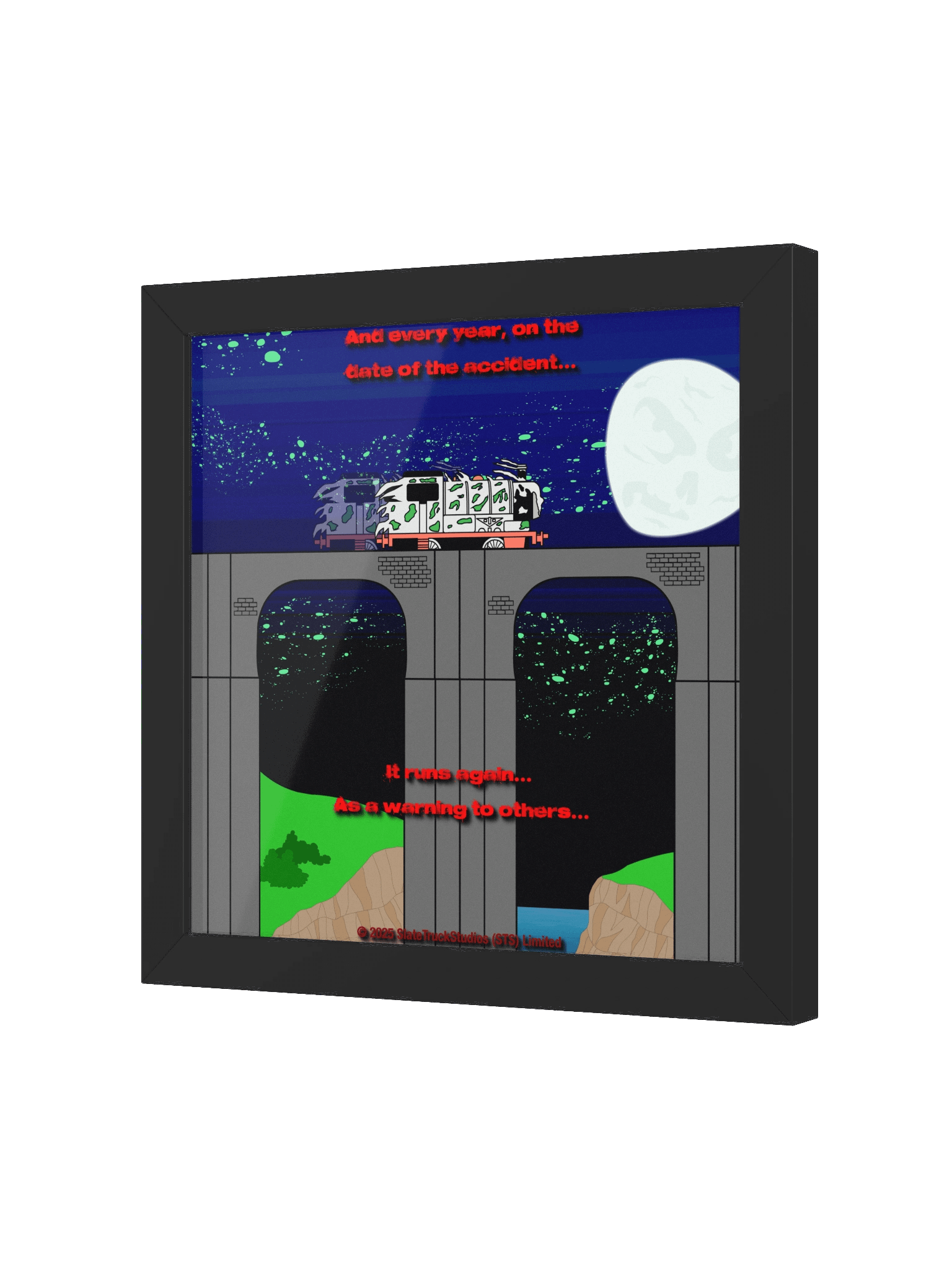 Ghostly Trick Framed Print product image (2)