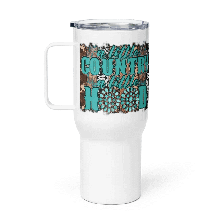 A Little Country, A Little Hood - Travel Mug w/ Handle product image (1)
