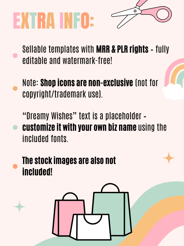 Whimsical MRR/PLR Branding Kit for Etsy product image (10)