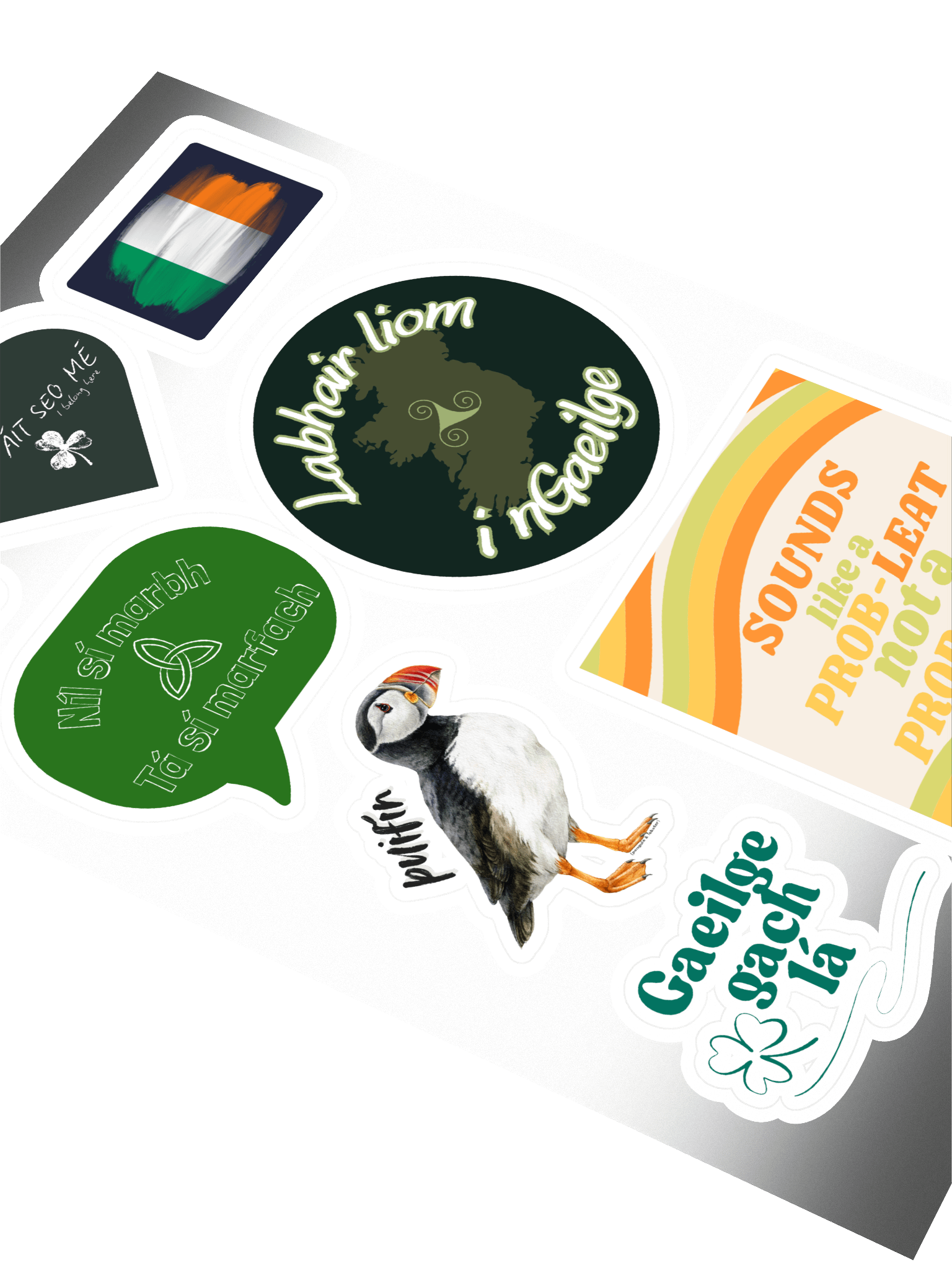 Gaeilge Immersion Starter Pack Sticker Sheet product image (2)