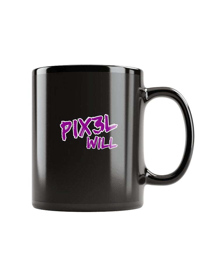Pix3lWill Logo Mug [White Outline] product image (1)