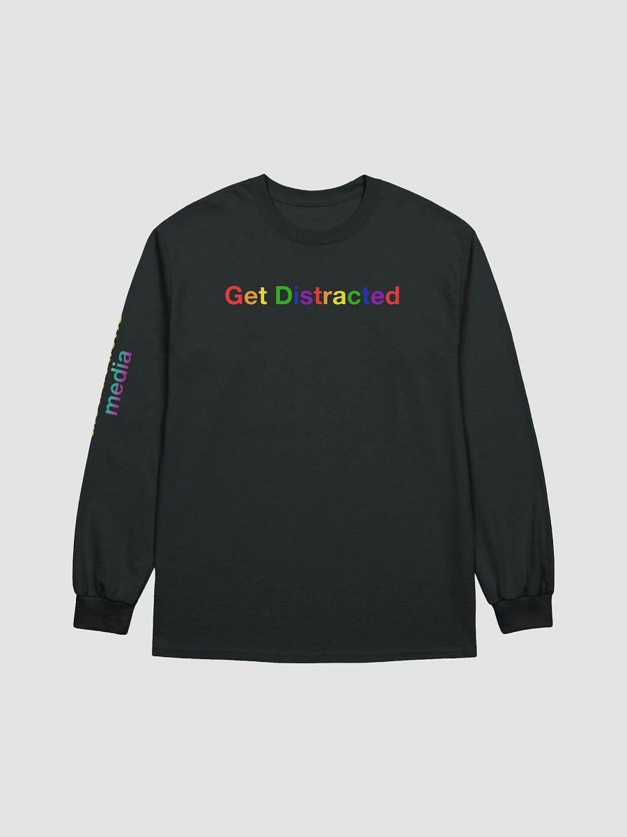 Get distracted long sleeve lesbian pride product image (2)