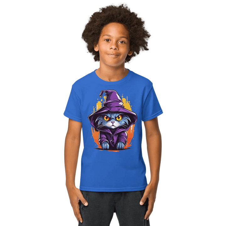 Mystical Wizard Cat Youth Tee product image (1)