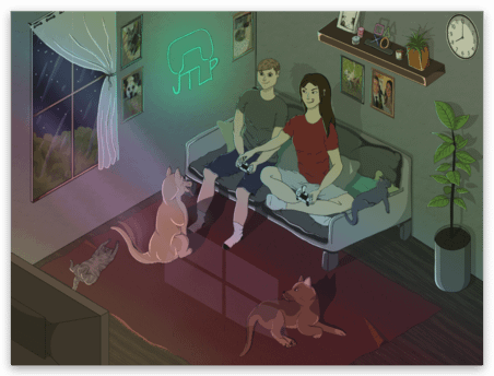 The Let's Plays Holographic Sticker product image (1)