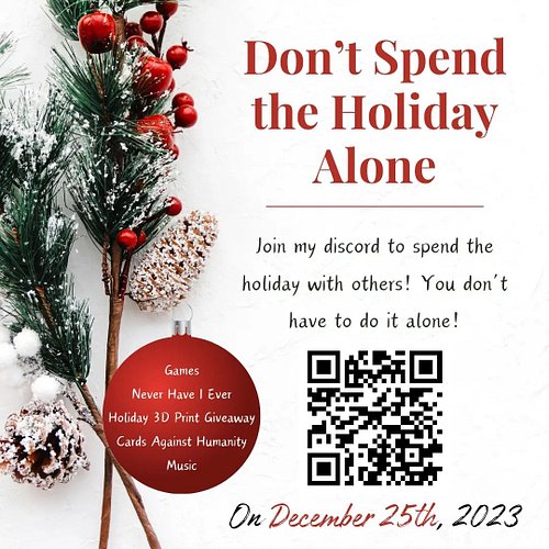 It's that time of year again, and for some of us, it's not easy. Please share this, I would greatly appreciate it. 💜😊

#alone...