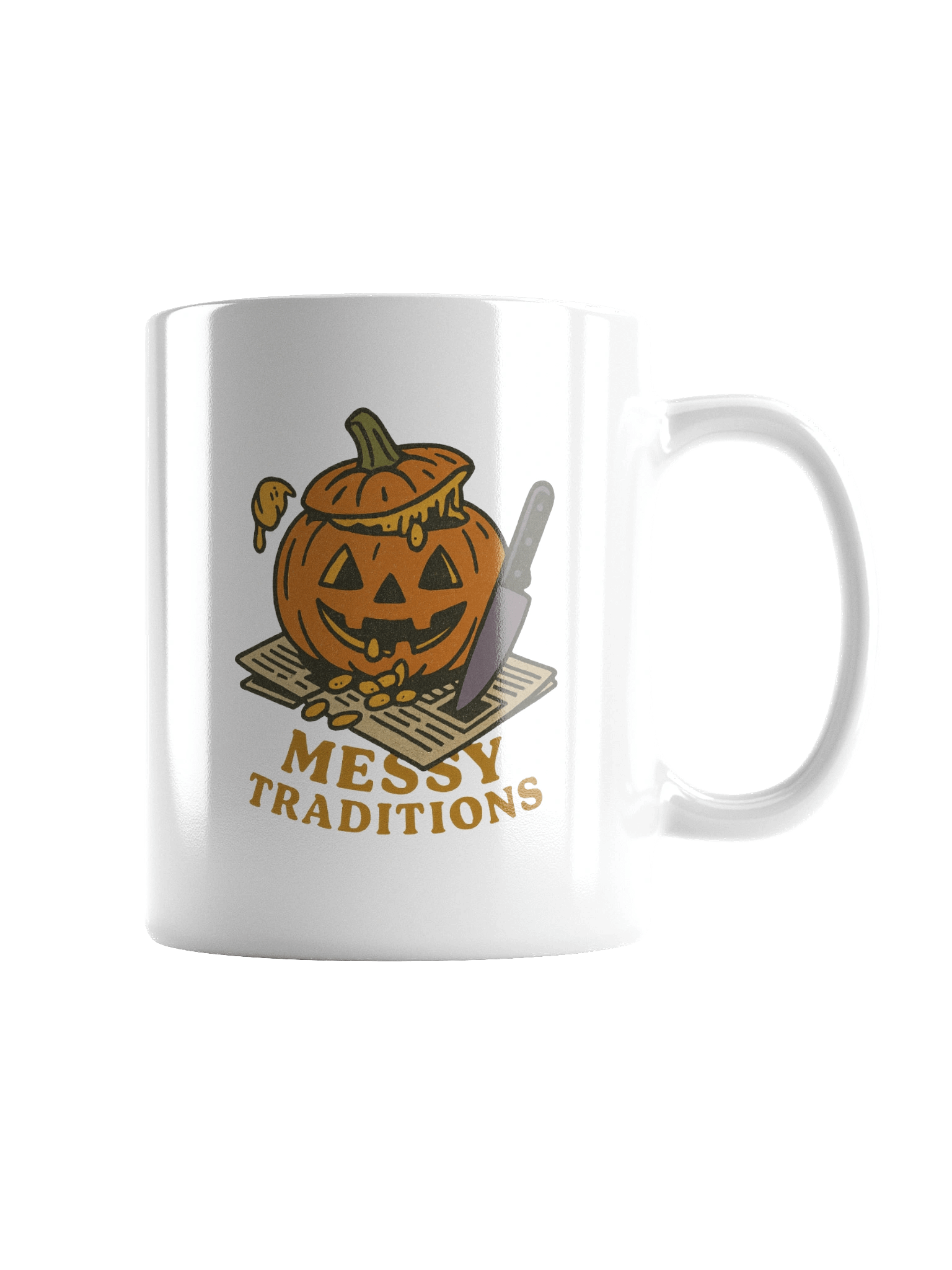 My Broom Runs on Caffeine – Funny Halloween Coffee Mug product image (6)