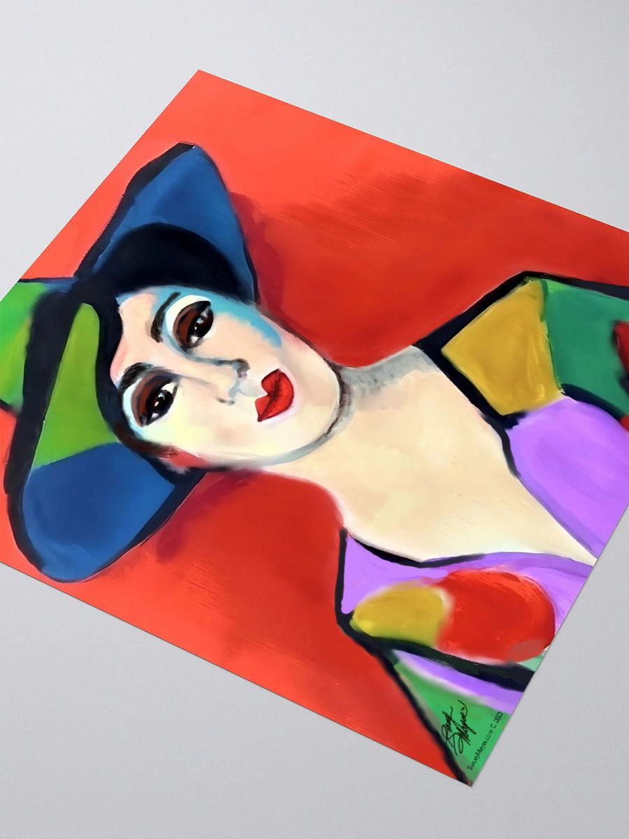 Donna with Hat Sticker product image (3)