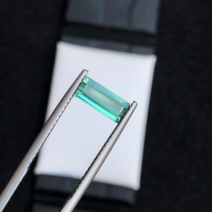 BLUISH GREEN COLOR TOURMALINE MOTHER'S DAY GIFT GEMSTONE FOR HER, 1.15 CRT product image (2)