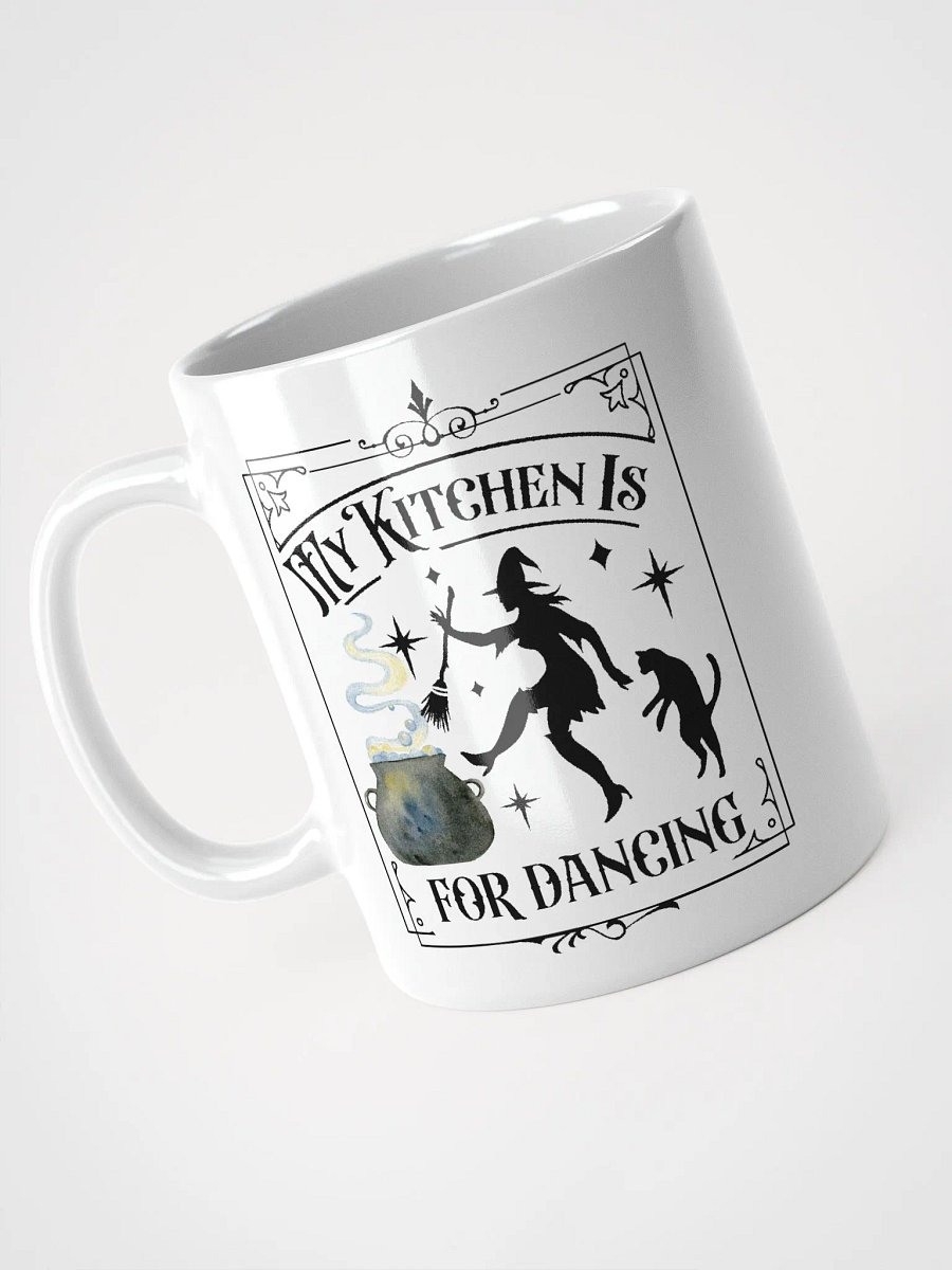 My Kitchen is For Dancing WHITE GLOSSY MUG - Witchy, Kitchen Witch, Magic Kitchen Gift product image (3)