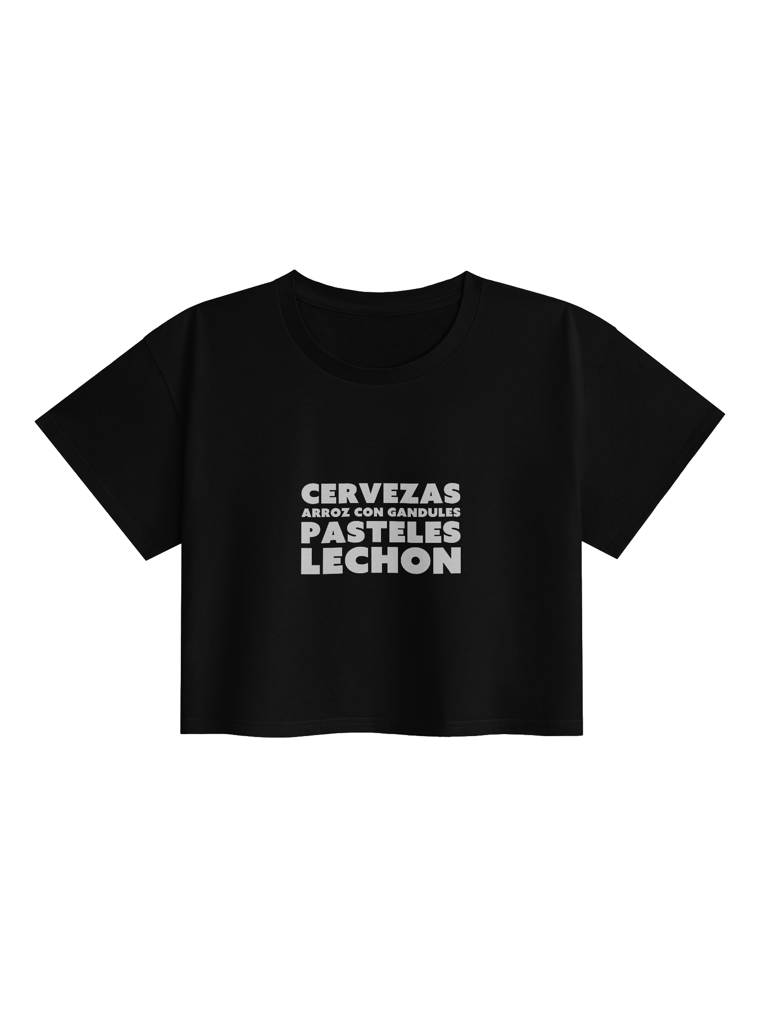 CBG PRBW 2025 Women's Premium Crop Top Menú Navideño product image (2)