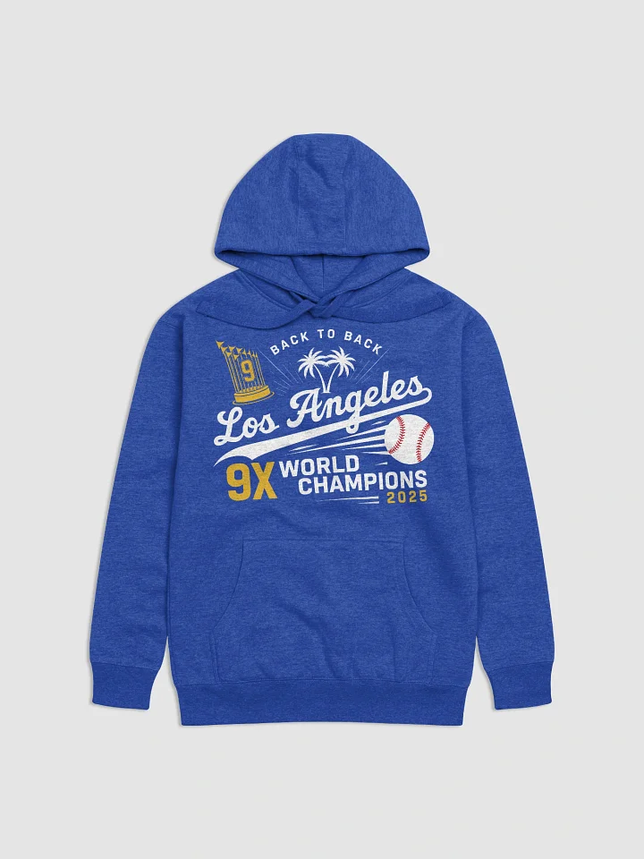 Los Angeles Dodgers 2025 World Series Back to Back Champions Hoodie product image (1)