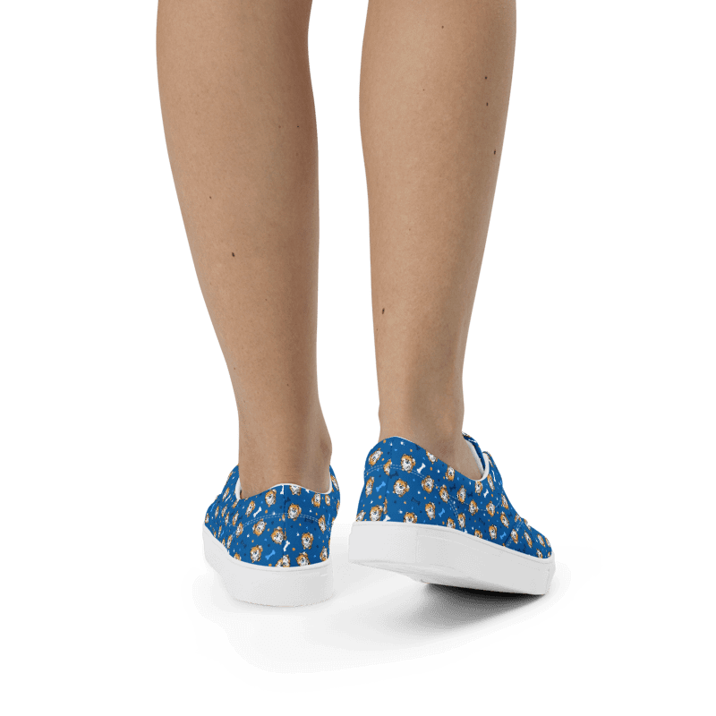 Pomeranians On Blue Sneakers product image (8)