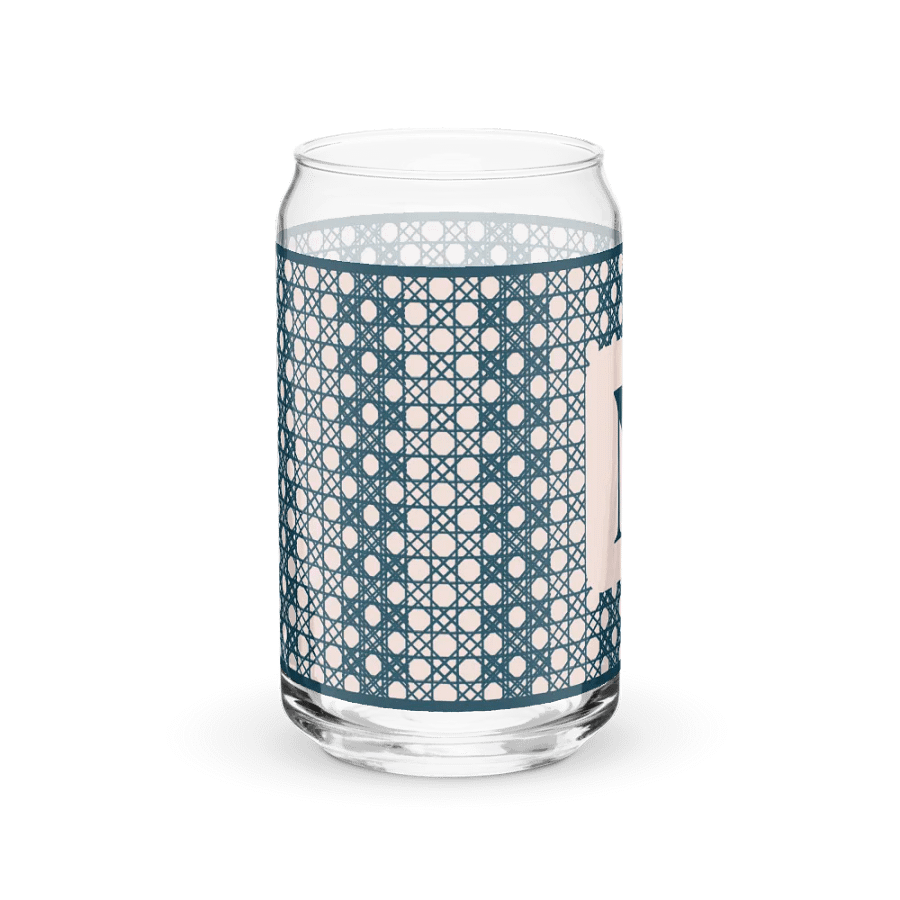 Le Rose Blue Monogram N Can-Shaped Glass product image (6)