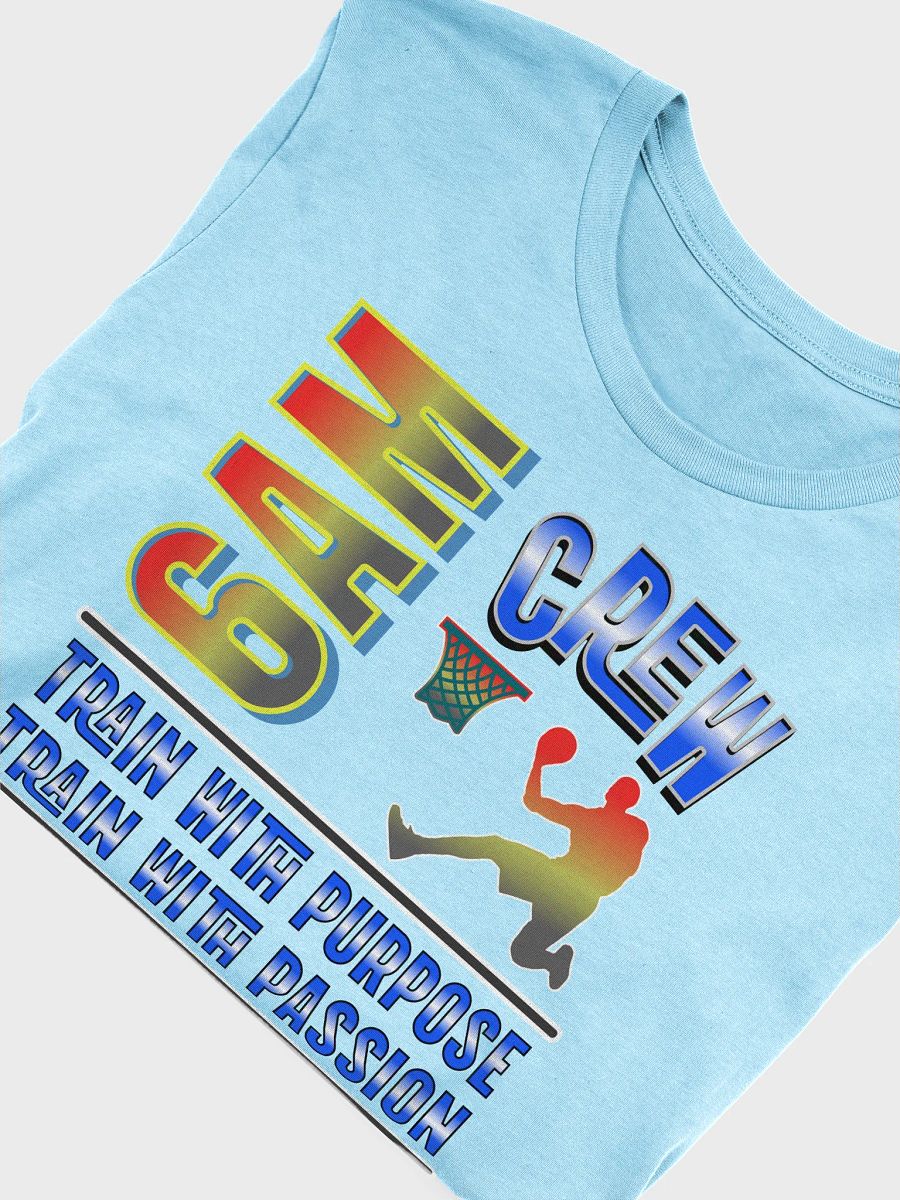 6AM Crew Train With Purpose Train With Passion Basketball Silhouette T-Shirt product image (21)