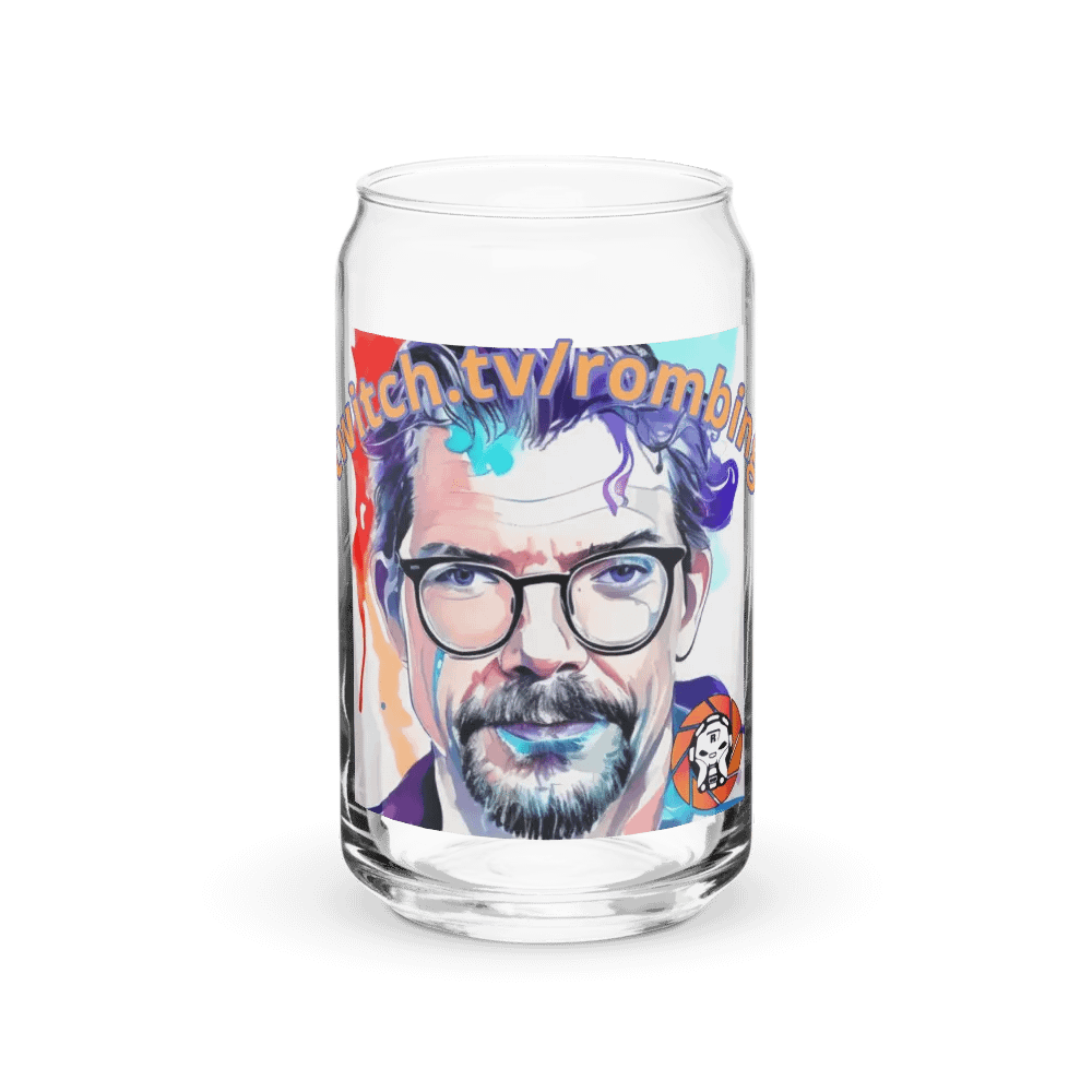 Vibrant Rombing Portrait Can-Shaped Glass product image (1)