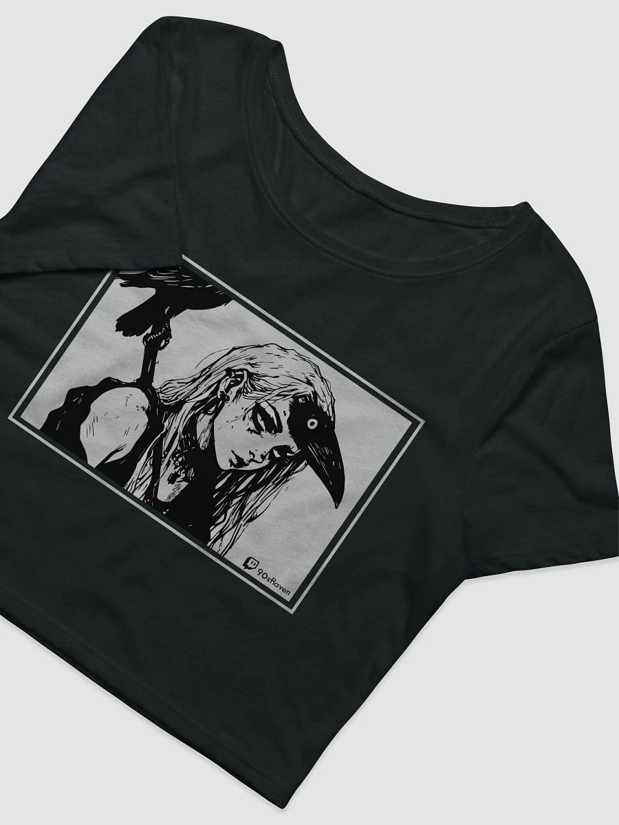Black Raven Girl Crop Top product image (3)