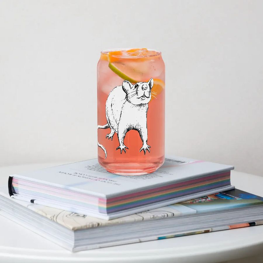 Hint of rat glass product image (4)
