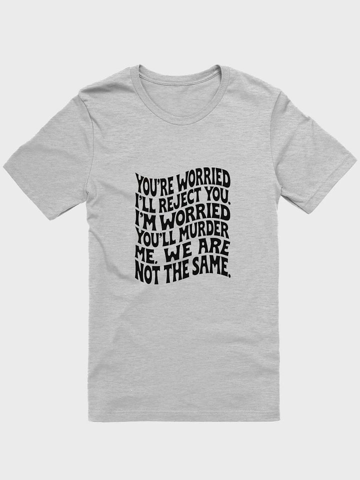 We are not the same product image (1)
