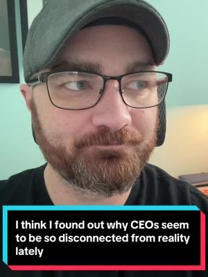 I think I found out why CEOs have been so disconnected from reality lately. #AI #CEOs #AIBubble #ChatGPT #Capitalism 