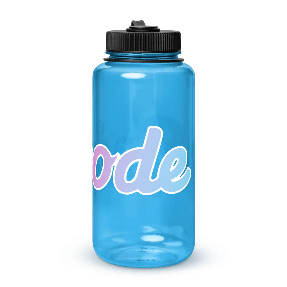 Episode Wide Mouth Plastic Water Bottle With Gradient Logo product image (3)