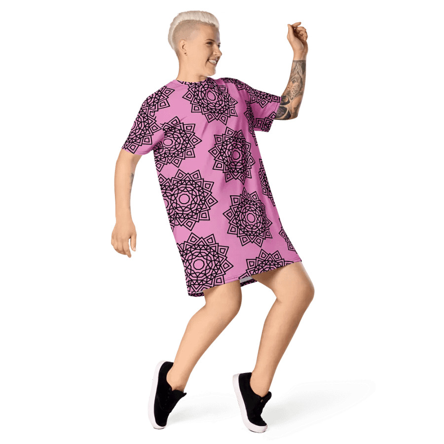 Pink Mandala T Dress product image (11)