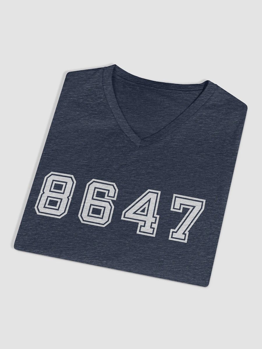 8647 College Relaxed V-Neck T-Shirt A product image (32)