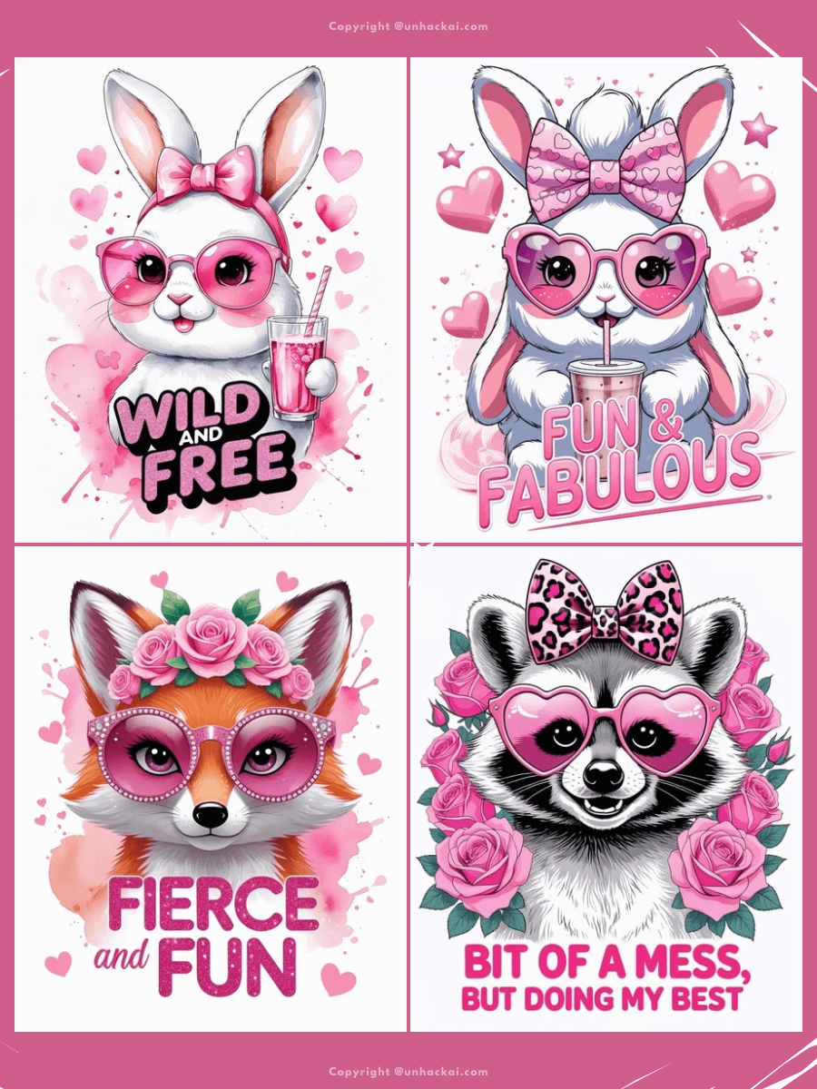 11 Leonardo AI Cute Animals T-Shirt Prompts product image (3)