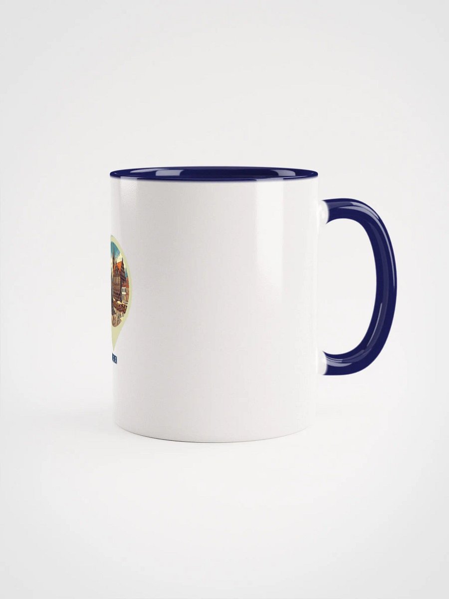 Town Square Reverie Ceramic Mug | AI Design Bremen city product image (2)