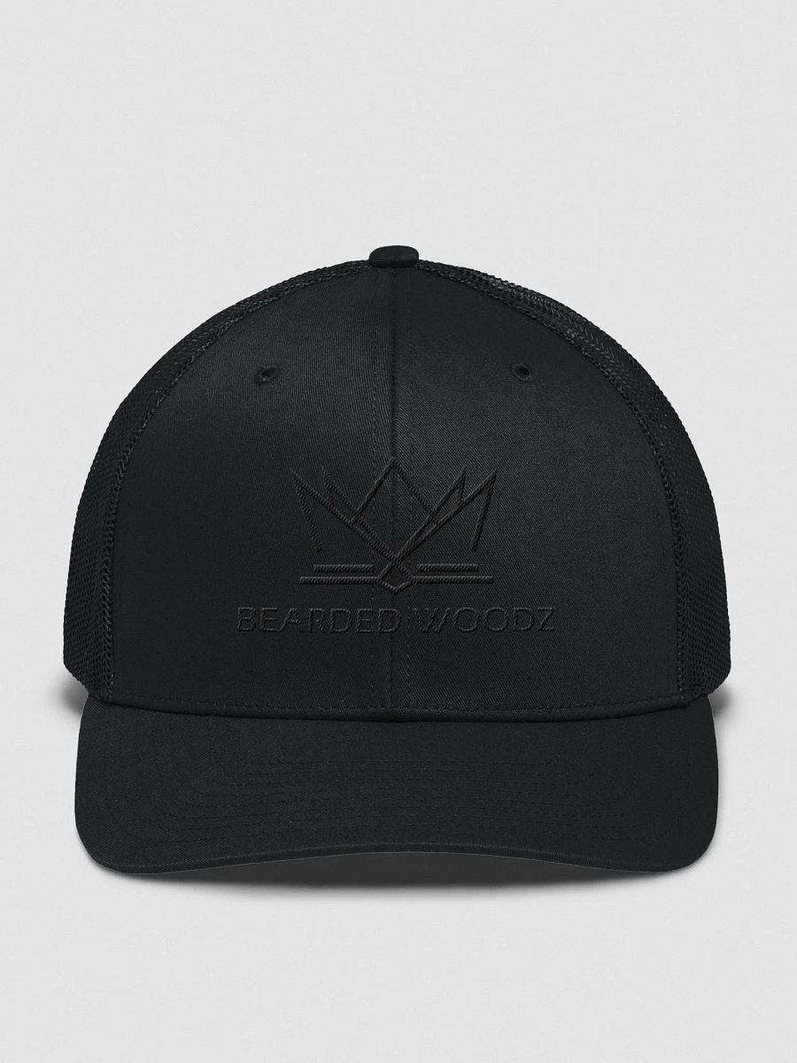 Bearded Woodz Trucker Cap (Black Embroidery) product image (1)