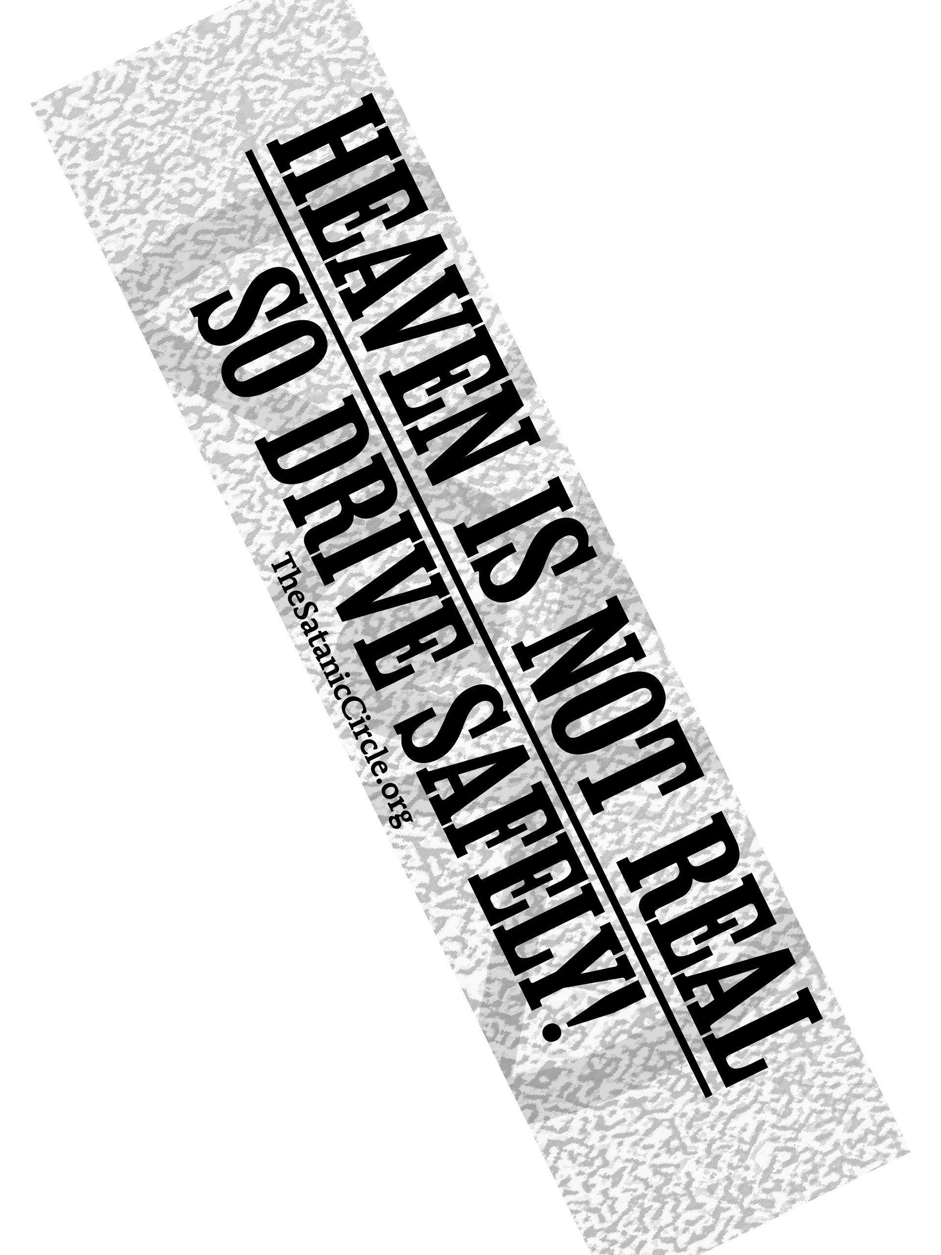 "...So Drive Safely" - Bumper Sticker (9 x 2.25) product image (1)