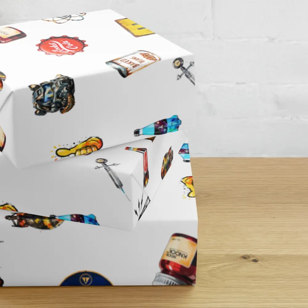 Wasteland-Inspired Wrapping Paper Set #fallout product image (10)