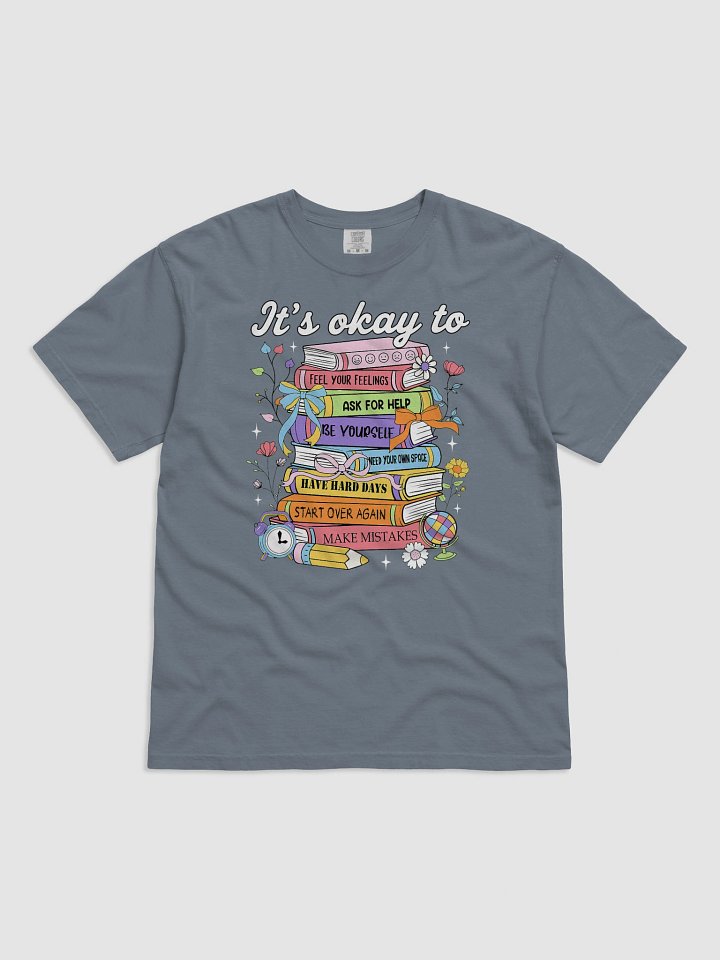Empowerment Book Stack Graphic Tee product image (6)