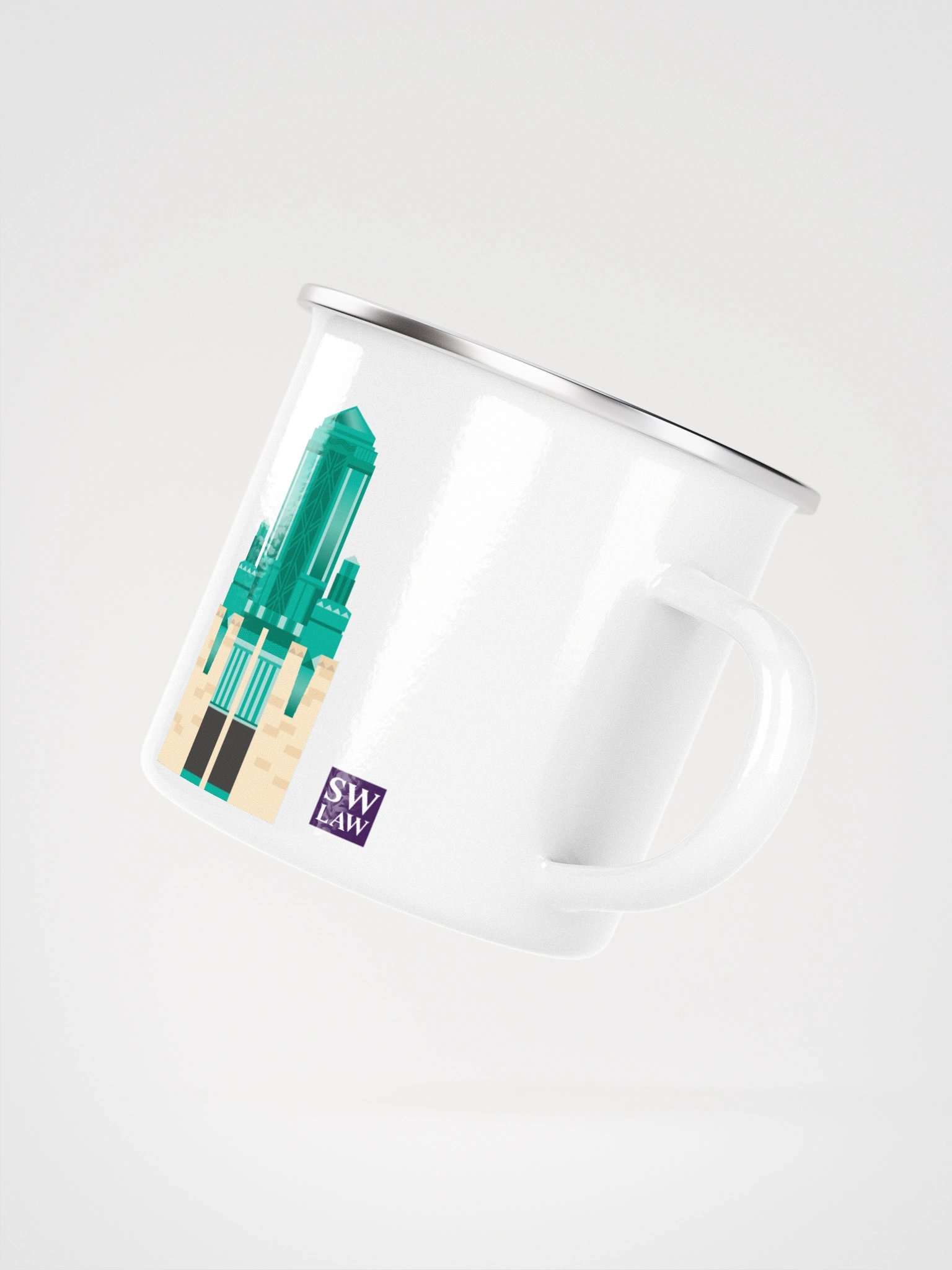 BW Tower Illustration Mug product image (3)