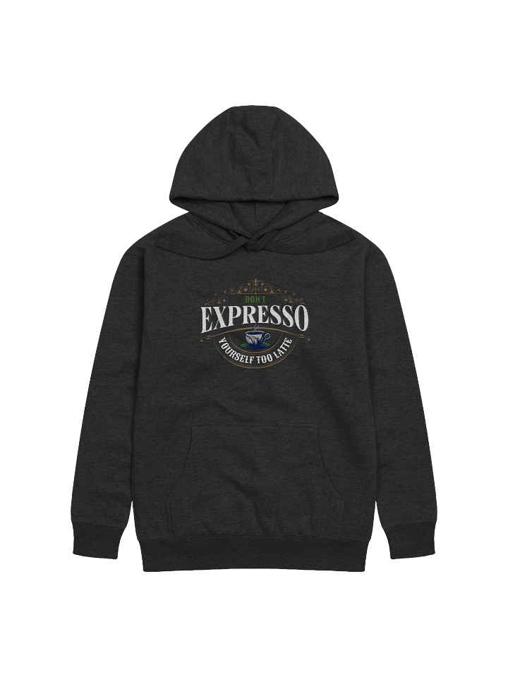 Vintage Espresso Emblem Hoodie product image (1)