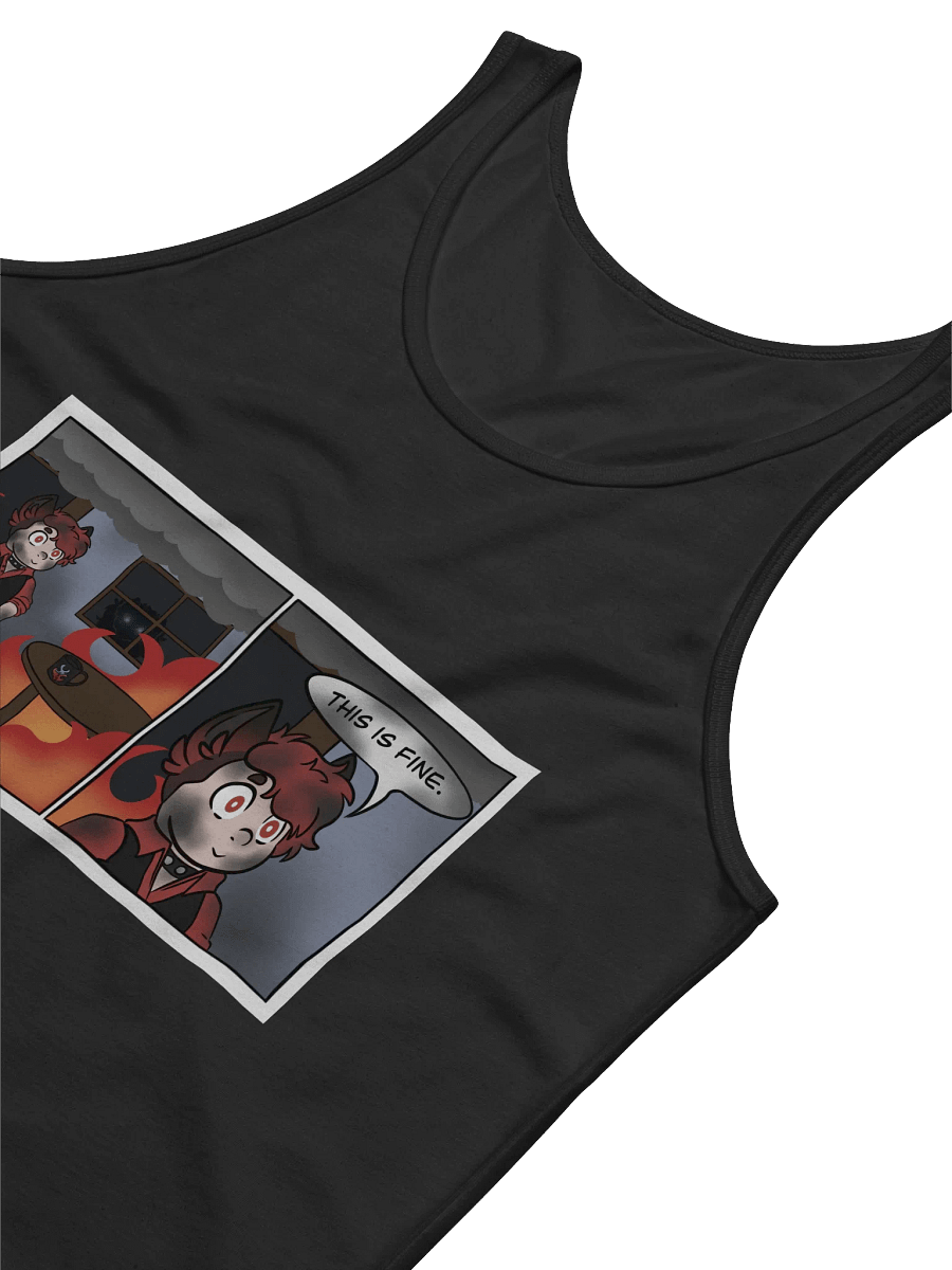 Jersey Tank - This Is Fine Meme product image (3)