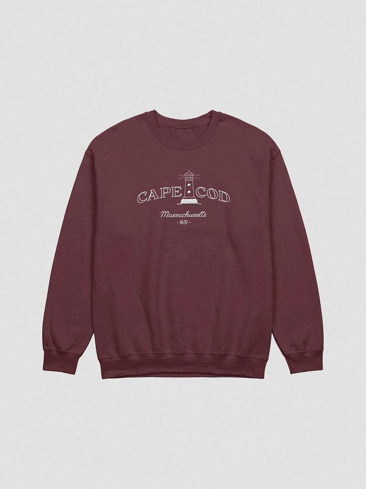 Cape Cod Lighthouse Center Embroidery Crewneck product image (17)