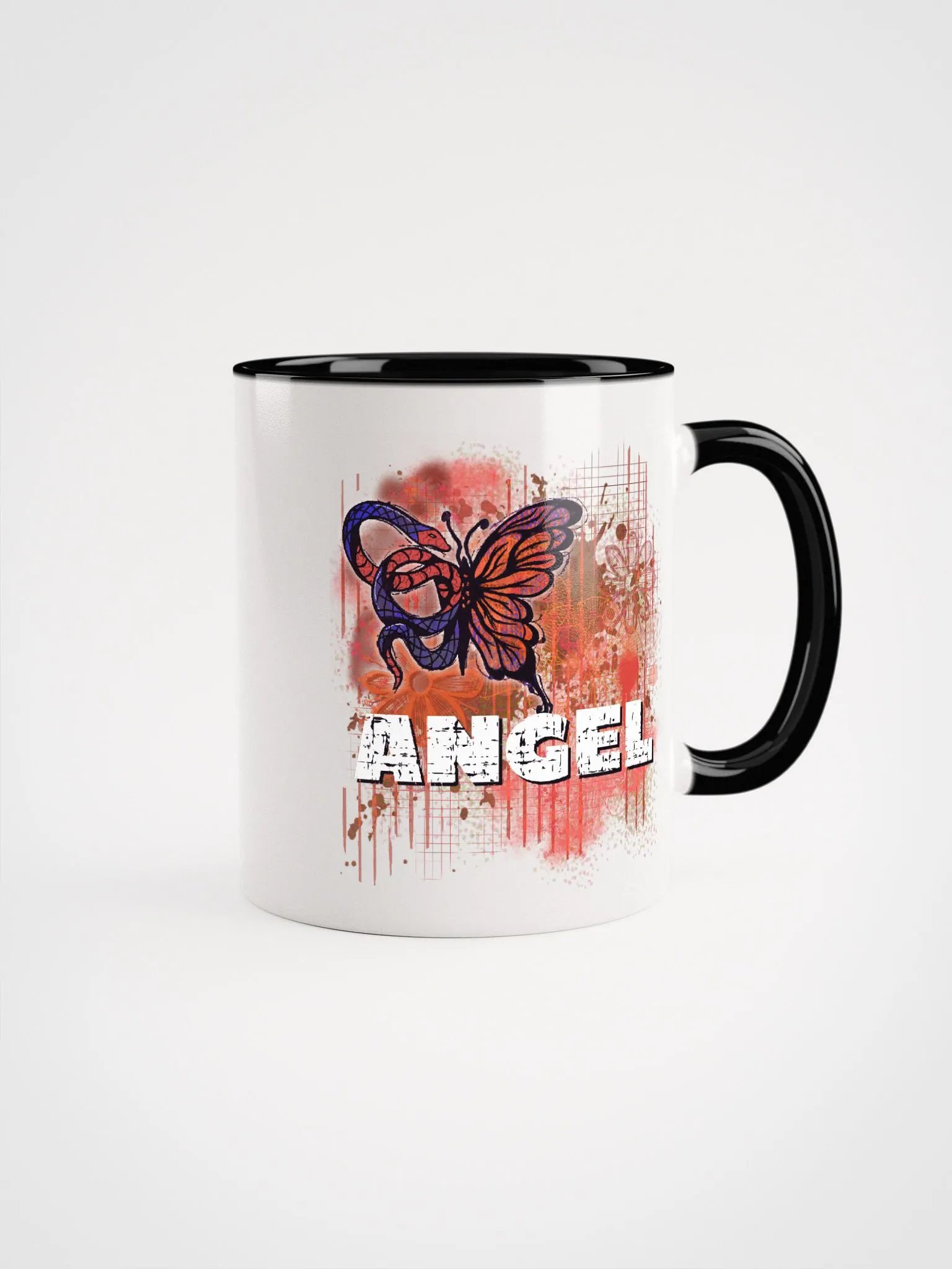 Mug Angel Soft Grunge Snake Butterfly product image (1)
