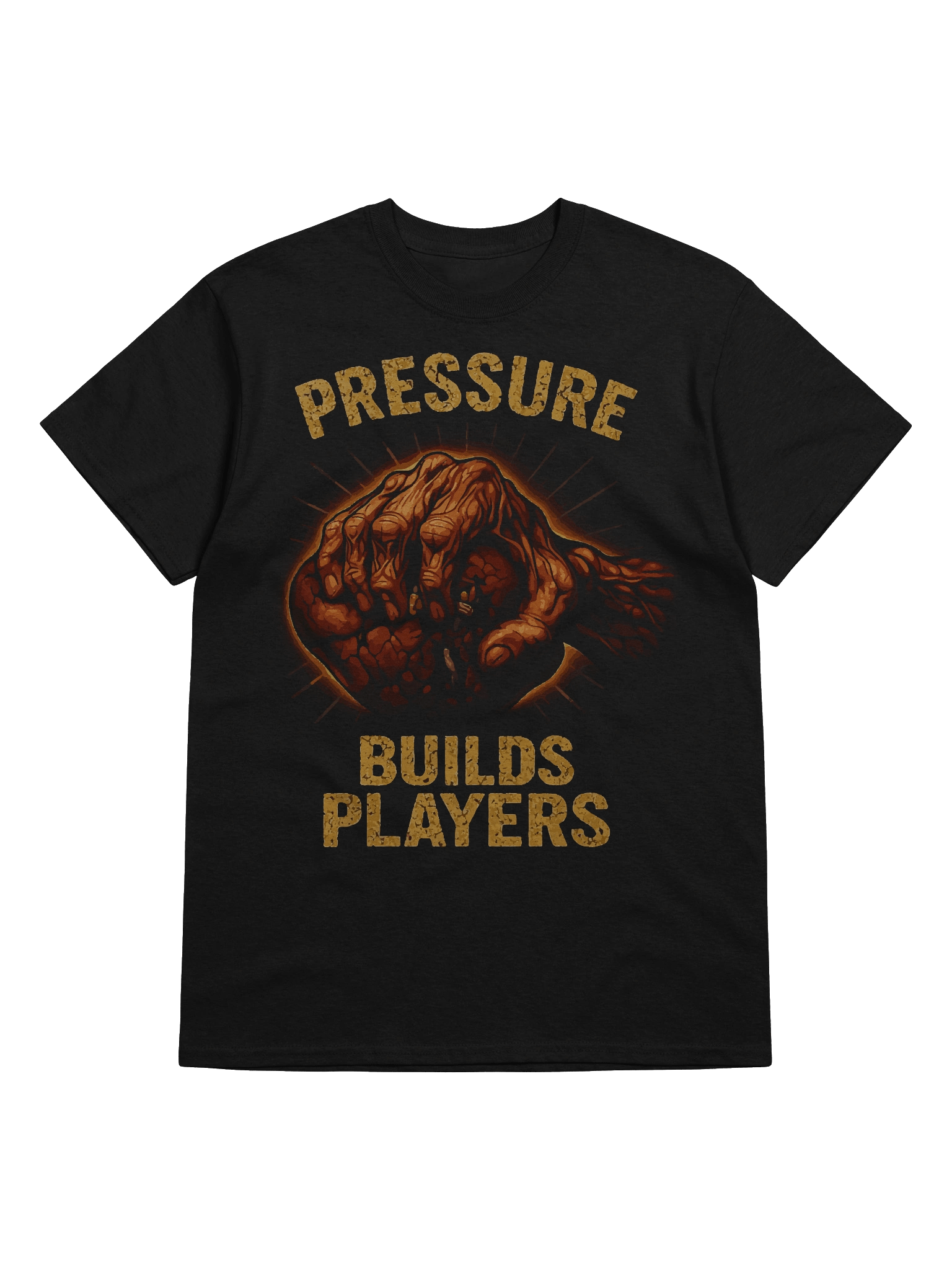 “Pressure Builds Players" – Motivational Grit T-shirt product image (5)