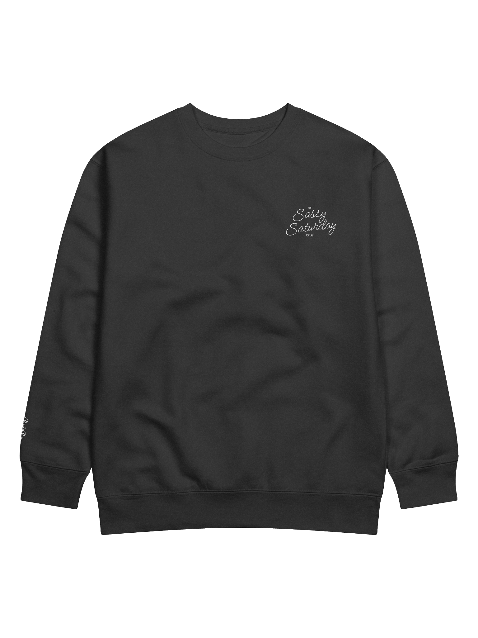 Sassy Saturday Crew Crewneck Sweatshirt - White product image (1)