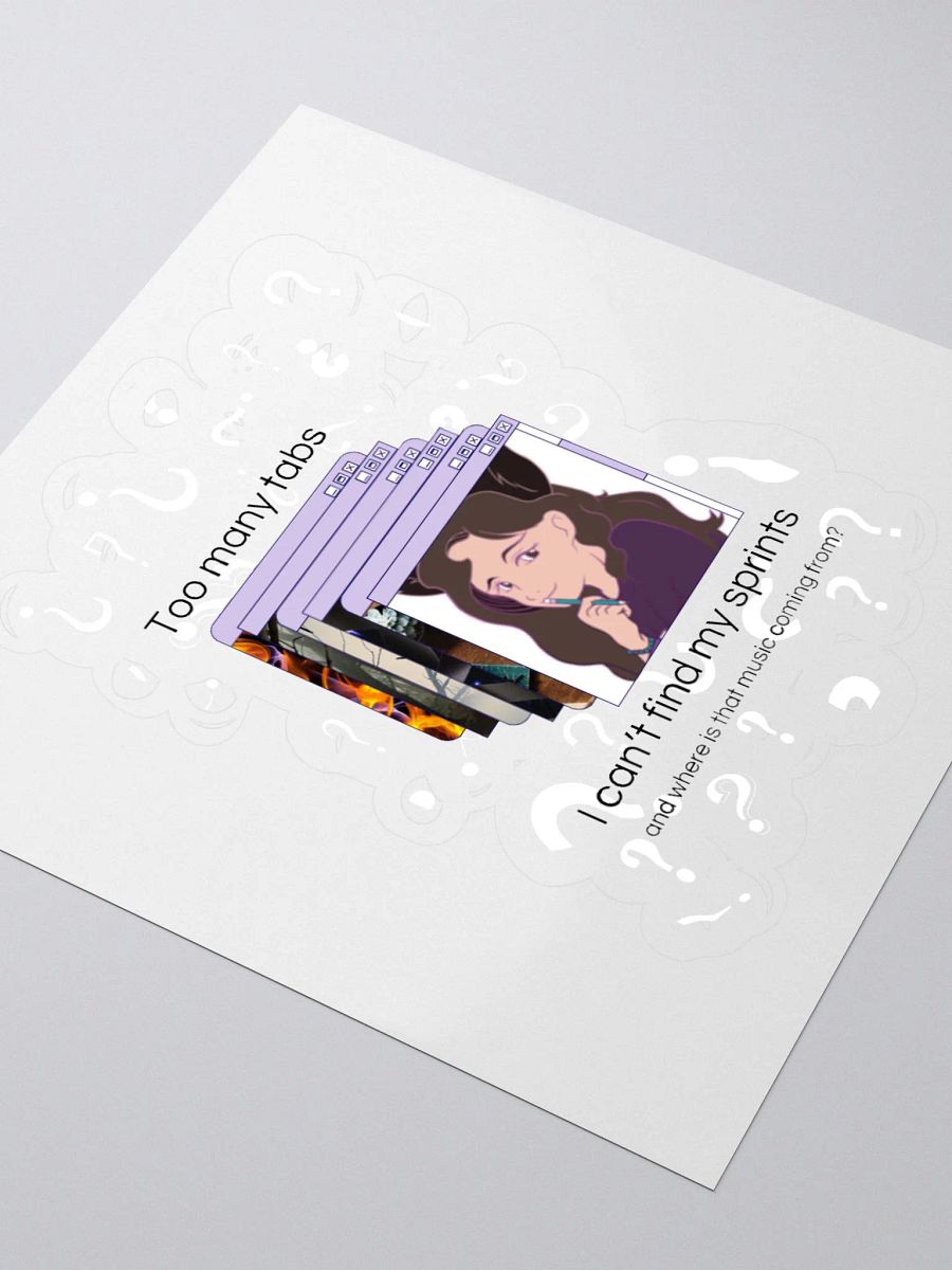 Too Many Tabs sticker product image (3)