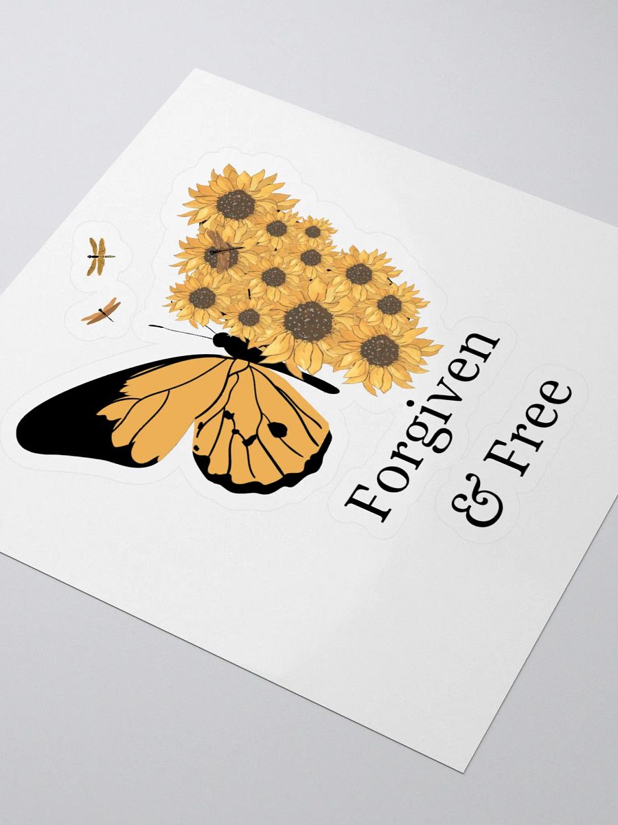 Forgiven & Free Kiss Cut Stickers product image (3)