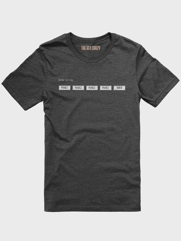 Enter CD Key Grey T-Shirt product image (1)