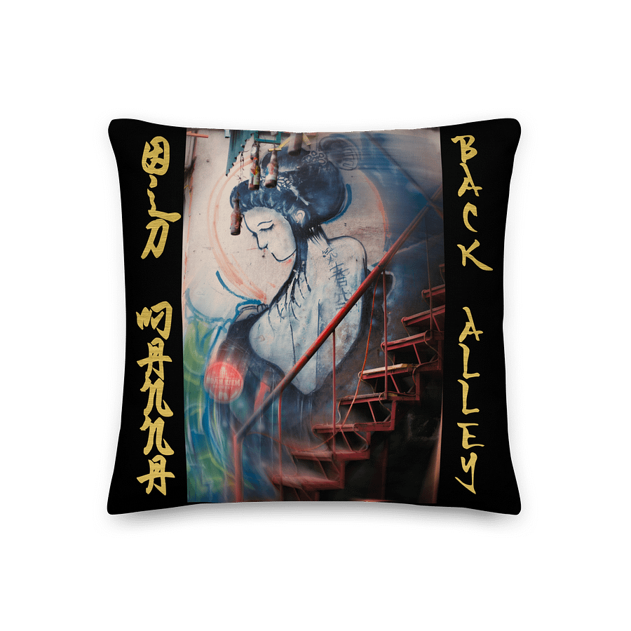 Back Alley Throw Pillow product image (1)