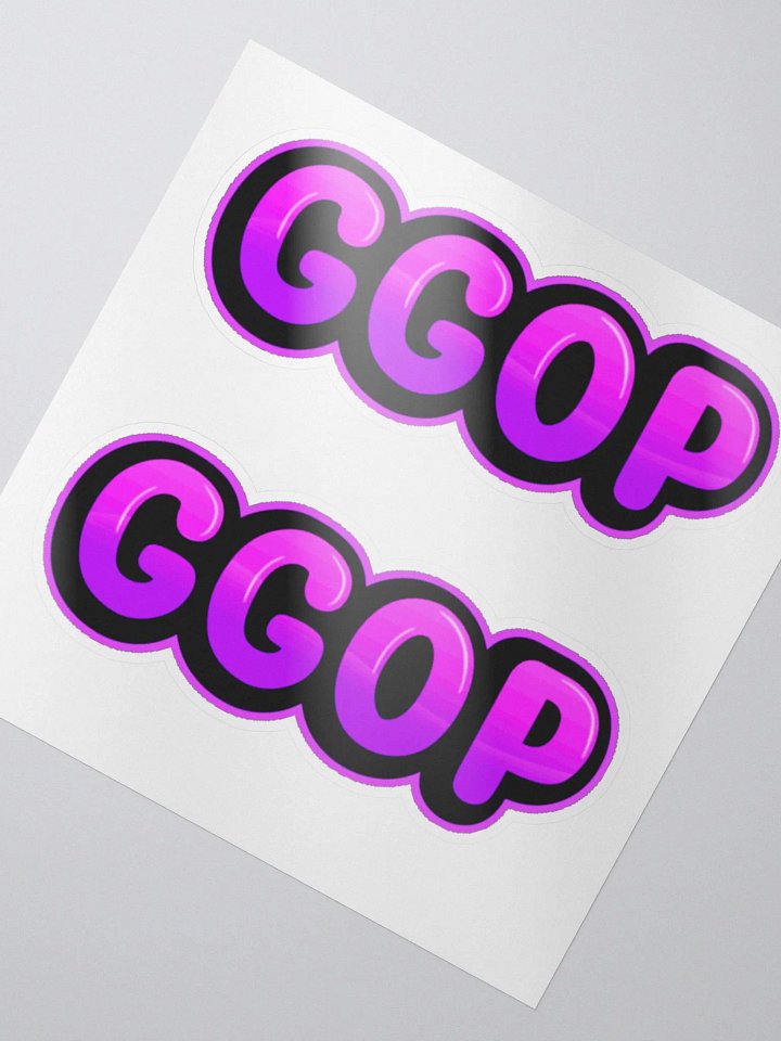 Pink GGOP Stickers product image (2)