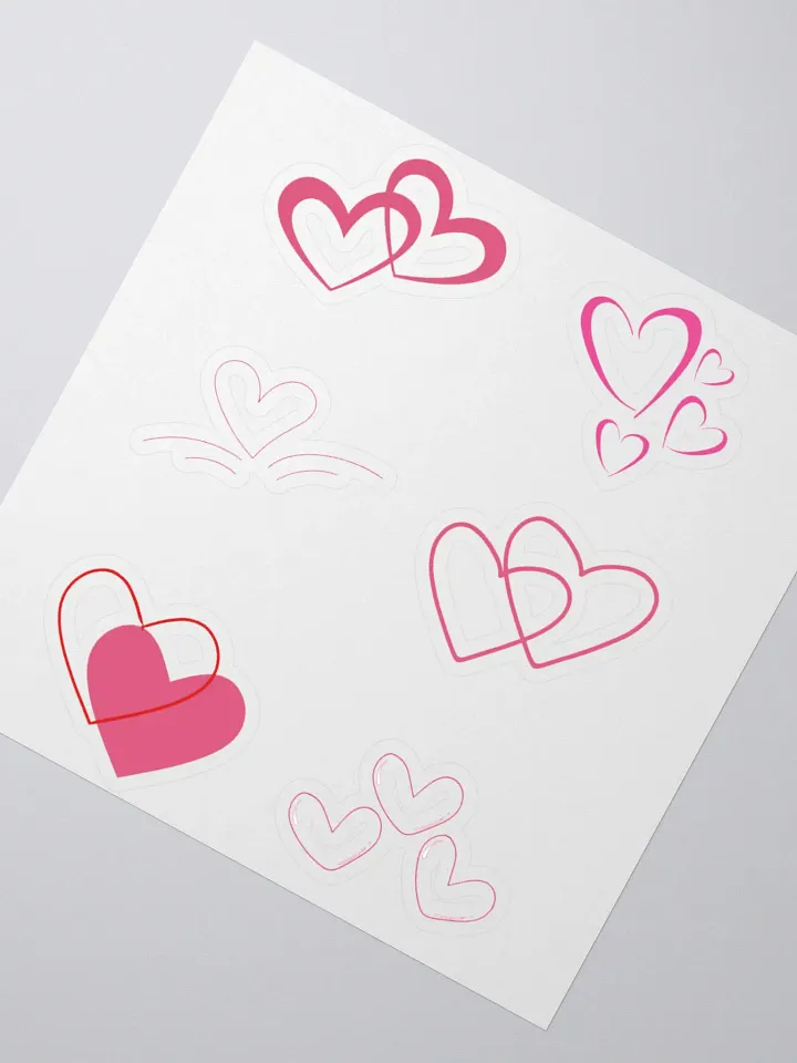 Hollow hearts .2 sticker product image (7)