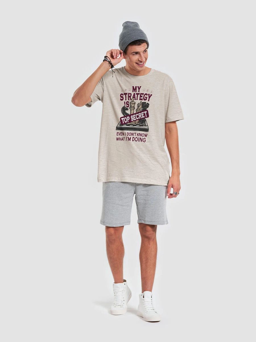 My Strategy Is Top Secret – Funny Chess T-Shirt product image (7)