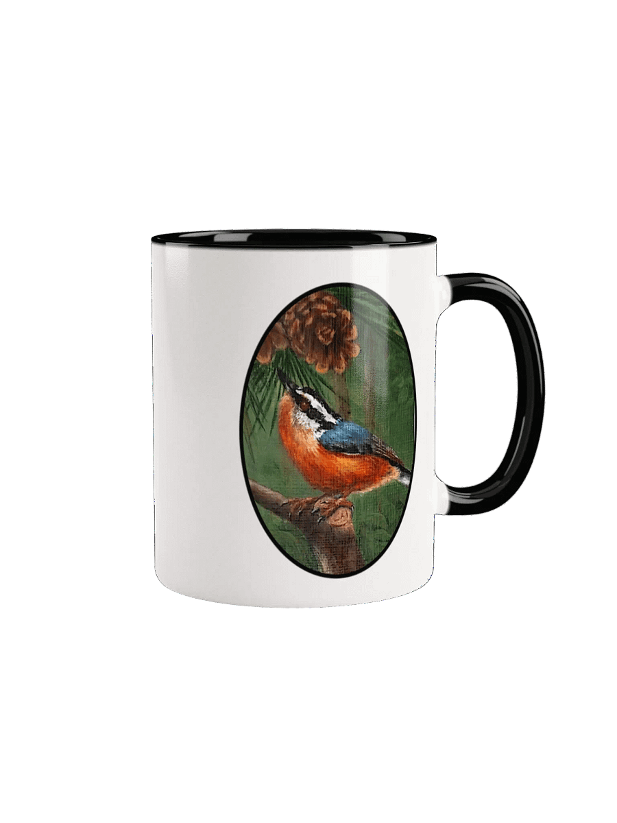 Red Breasted Nuthatch Ceramic Mug product image (4)