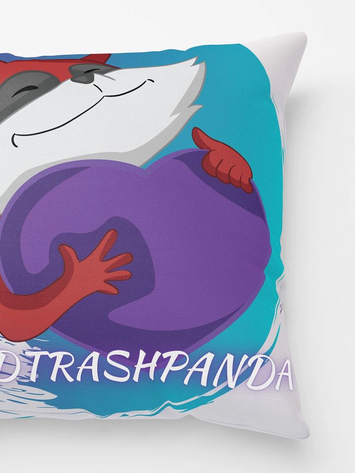 Red Trash Panda Original Love Emote Pillow product image (2)